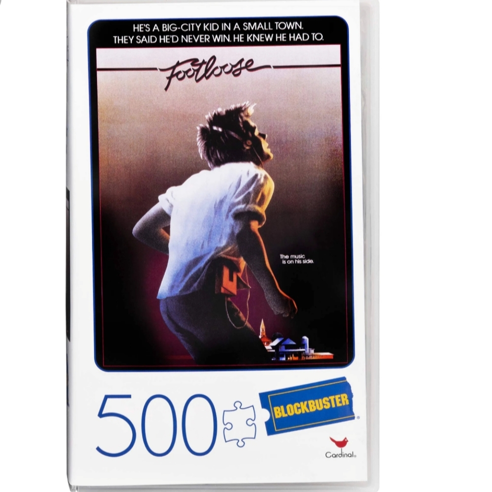 Footloose Movie Kevin Bacon 500 piece Blockbuster puzzle music 80's RETRO Gift